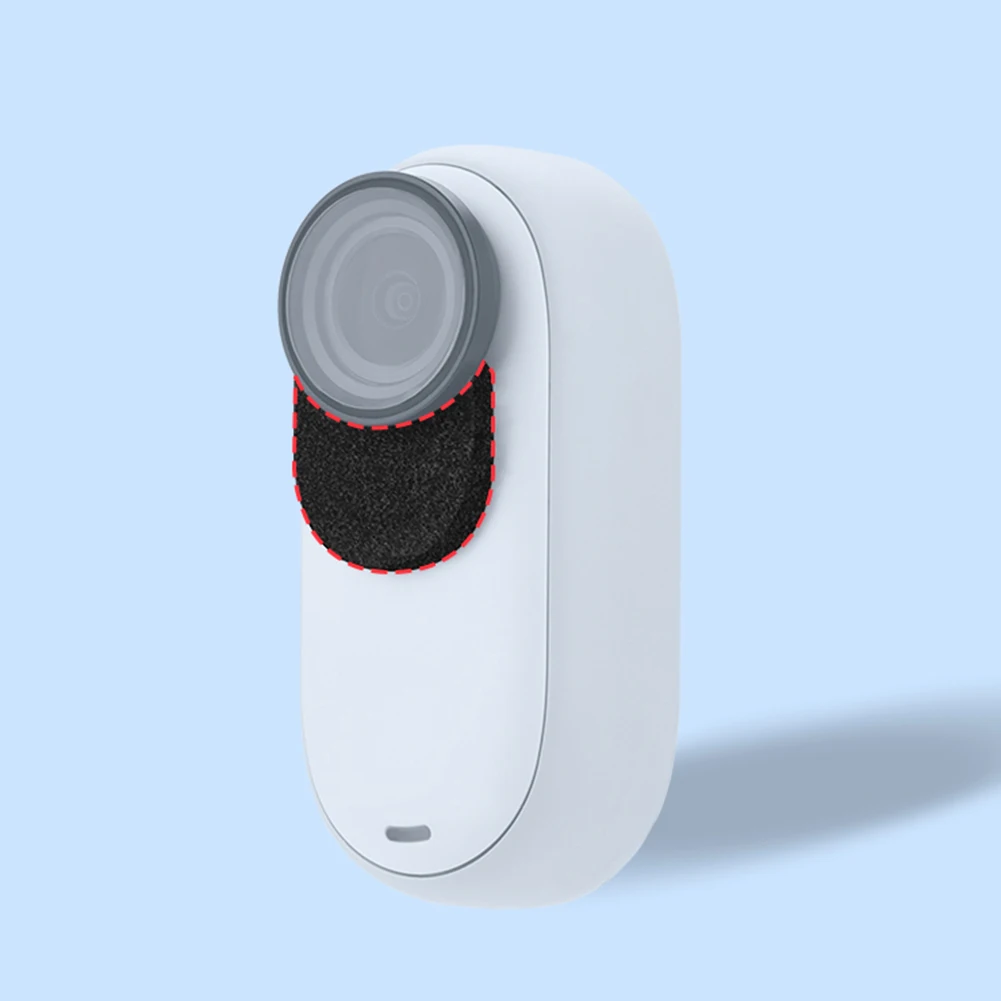 Étui de protection en éponge coupe-vent, réduction du bruit, anti-poussière, coupe-vent, accessoires pour appareil photo Insta360 GO 3S Thum, 6 pièces