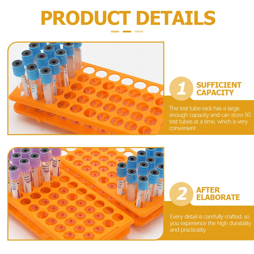 Test Tube Rack Centrifuge Stand Holder for Chemistry Storage Organizer Glass Tubes PP Material Vial Shot Glasses Organizer