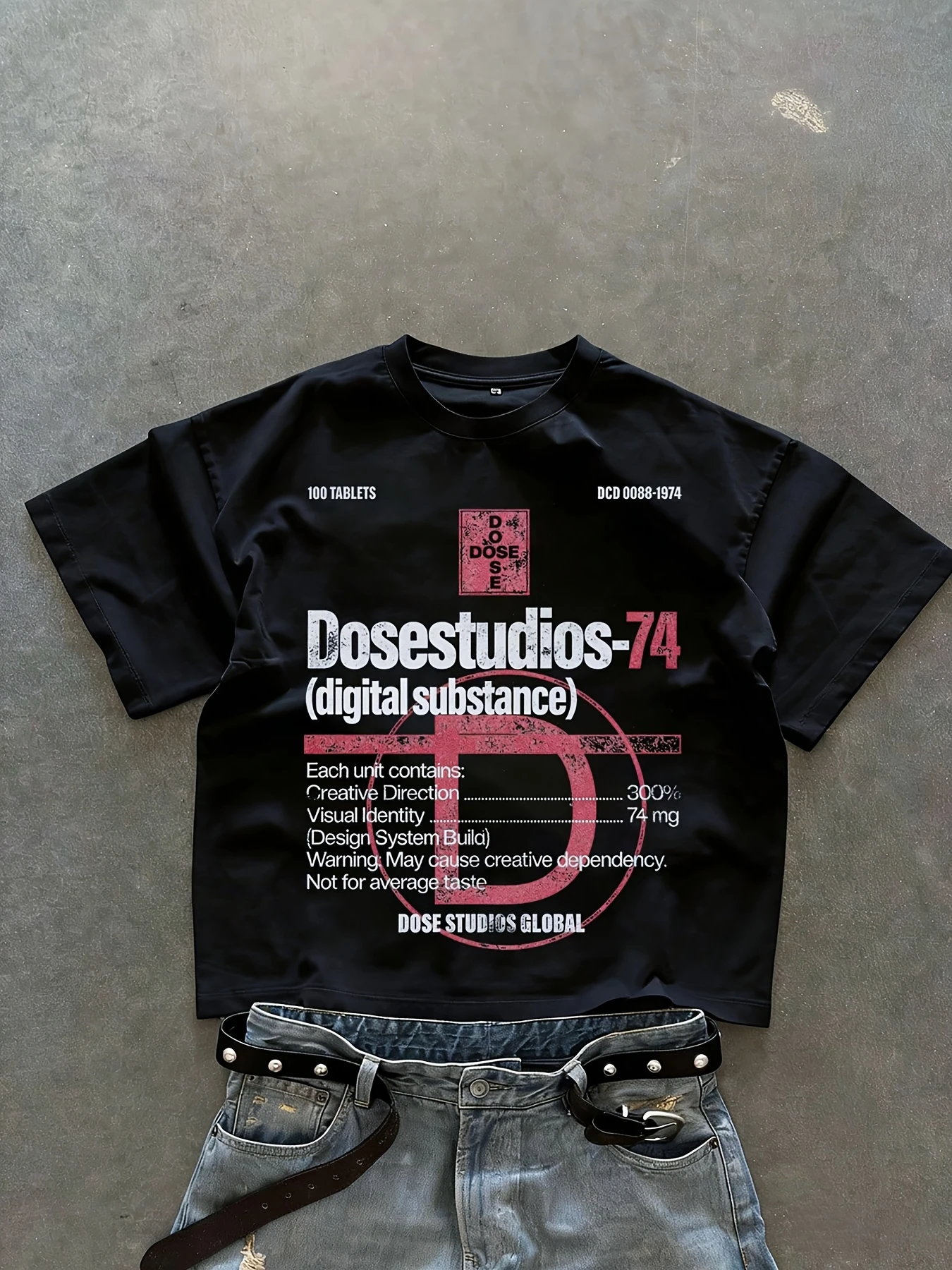 Streetwear Unisex T-Shirt, Cropped Short Sleeve for Men and Women Skin-Friendly, Slimming Top Y2K Vintage Grunge Print