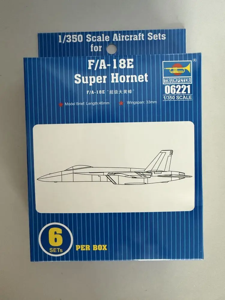 Trumpeter 06221 1/350 F/A-18E Super Hornet  - Scale Model Kit