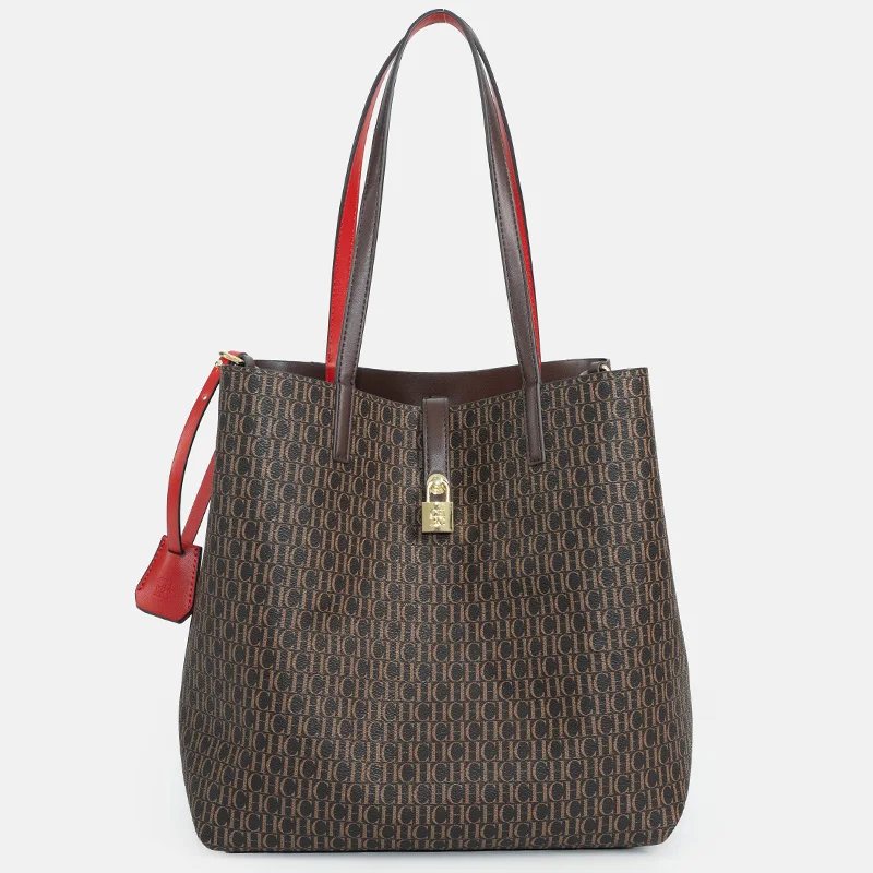 Tas Tote Wanita CHCH Musim Panas Baru, Tas Santai Besar yang Dipersonalisasi, Tas Retro Kapasitas Besar, Dompet Ibu dan Anak