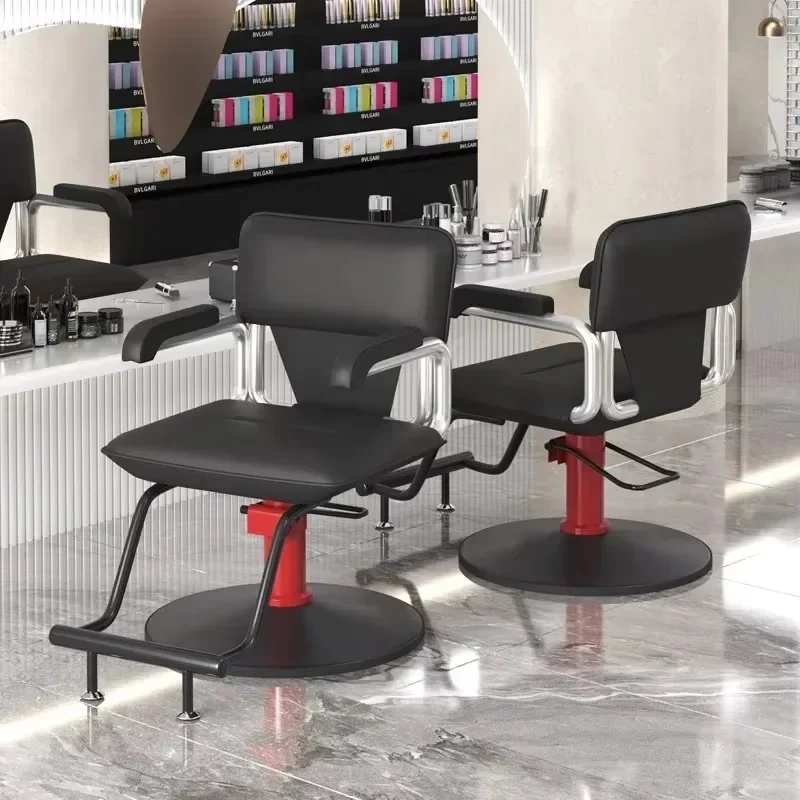 Classic Man Barber Chair Personalized Leg Rest Chairs Minimalist Chair Cheap Cushion Cadeira De Barbeiro Salon Furniture