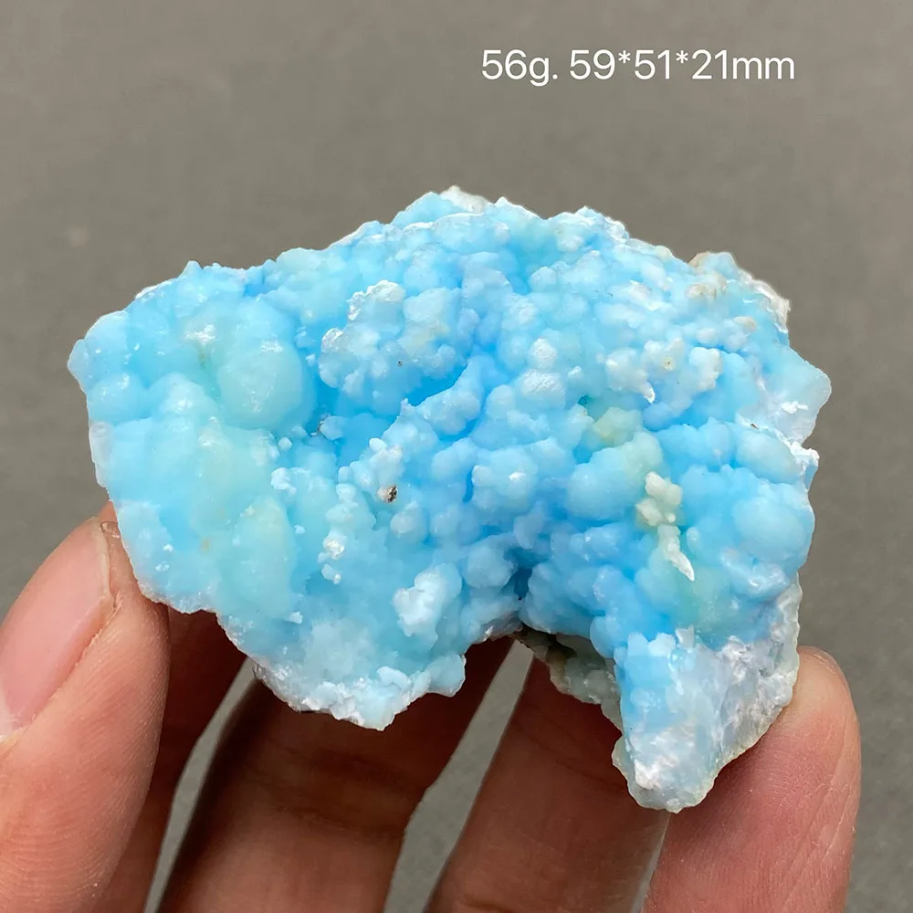 100% natural blue aragonite crystal gem ore specimens free shipping