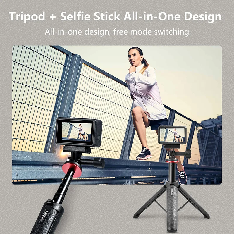 STARTRC Camera Extension Tripod for DJI Action 5 Pro/Insta360 X5 X4/ACE Pro/Gopro 13 Accessories Handheld Selfie Stick Scalable