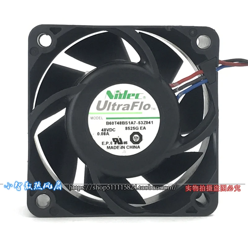 ORIGINAL B60T48BS1A7-53Z041 48V 0.08A 6025 60*60*25mm NEW COOLING FAN RADIATOR