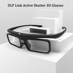 2026 New DLP Link Active Shutter 3D Glasses USB Rechargeable Eyeglasses for Home Cinema DLP Projector Not Suitable For All TV