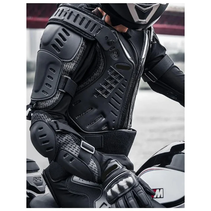 Chaqueta de protección para montar en moto, armadura de tortuga corporal, traje de Motocross, ciclismo, Protector de almohadilla, chaquetas para