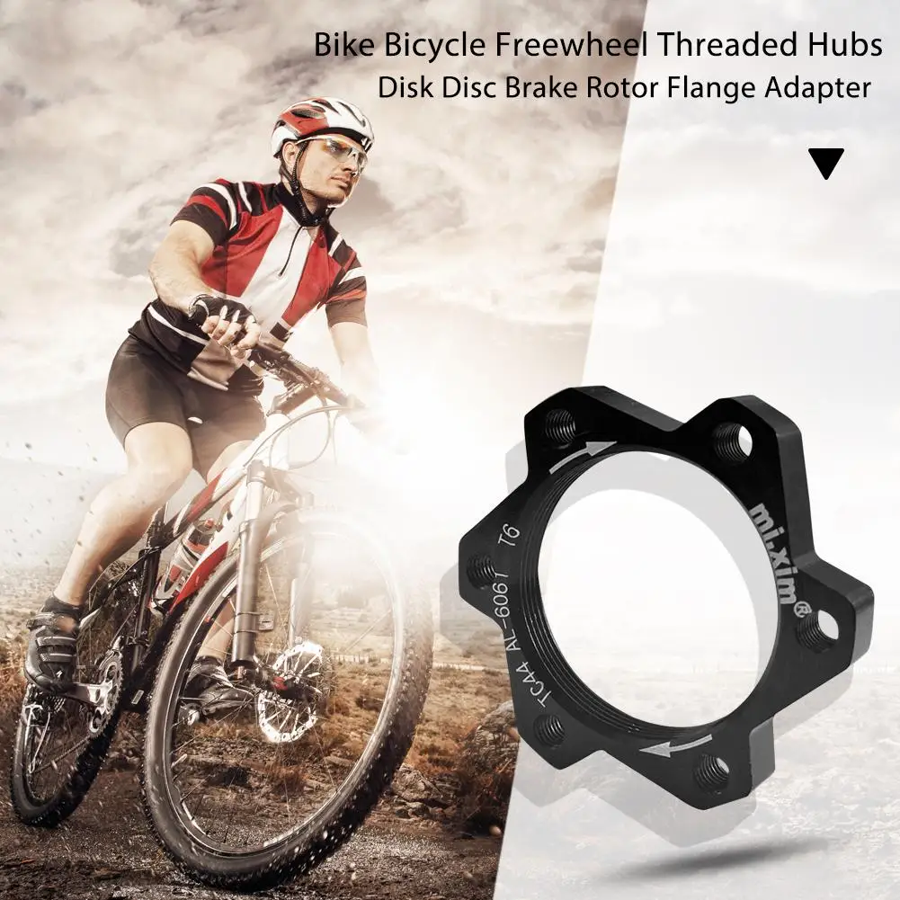 Aluminum Alloy Bike Freewheel Hubs Adapter for Disc Brake Rotor