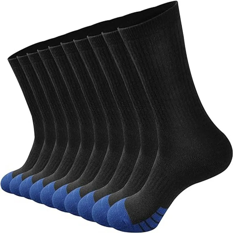 Large men's socks, foreign trade cotton socks, long tube wholesale, sports socks, white autumn and winter men's long socks image 4