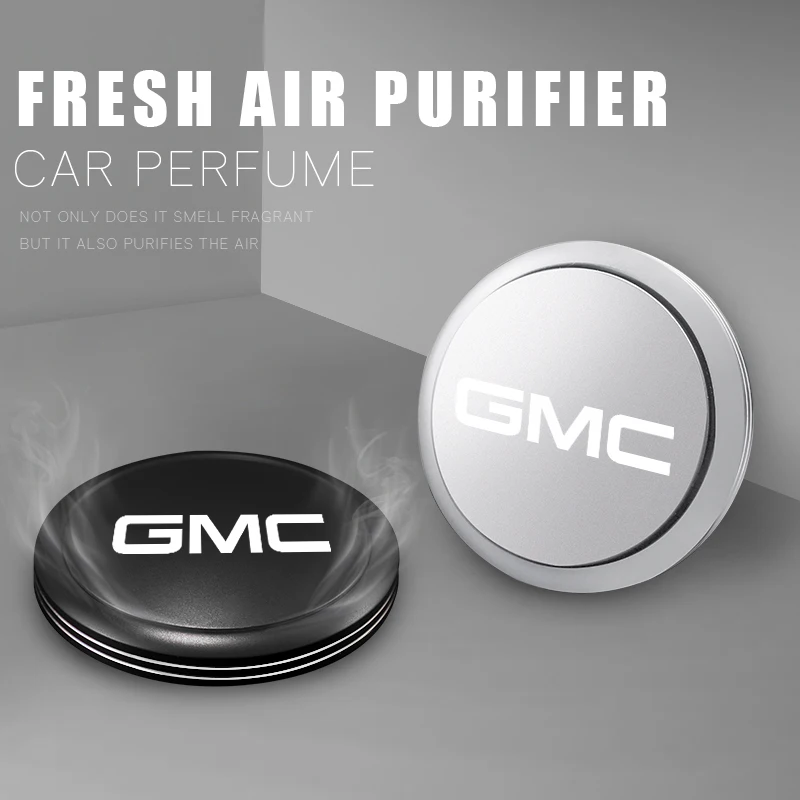 Accesorios para autos GMC Terrain, Sierra, Ornament 1500, Yukon, Acadia, Savana. Ambientadores sólidos con perfume y logotipo personalizado.