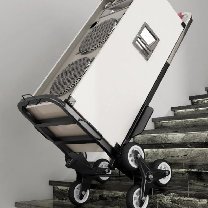 Stair climbing truck hand pull folding portable pull non-electric stair climbing machine