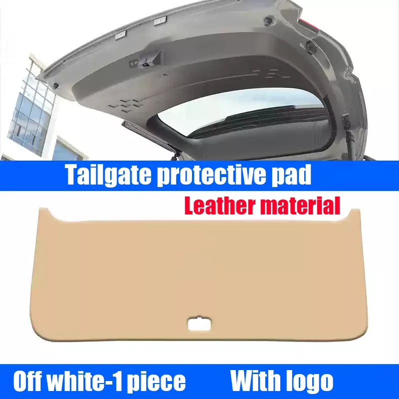 For Hyundai Santa Fe MX5 2024 Car tailgate protection pad leather material trunk protection sticker interior protection parts