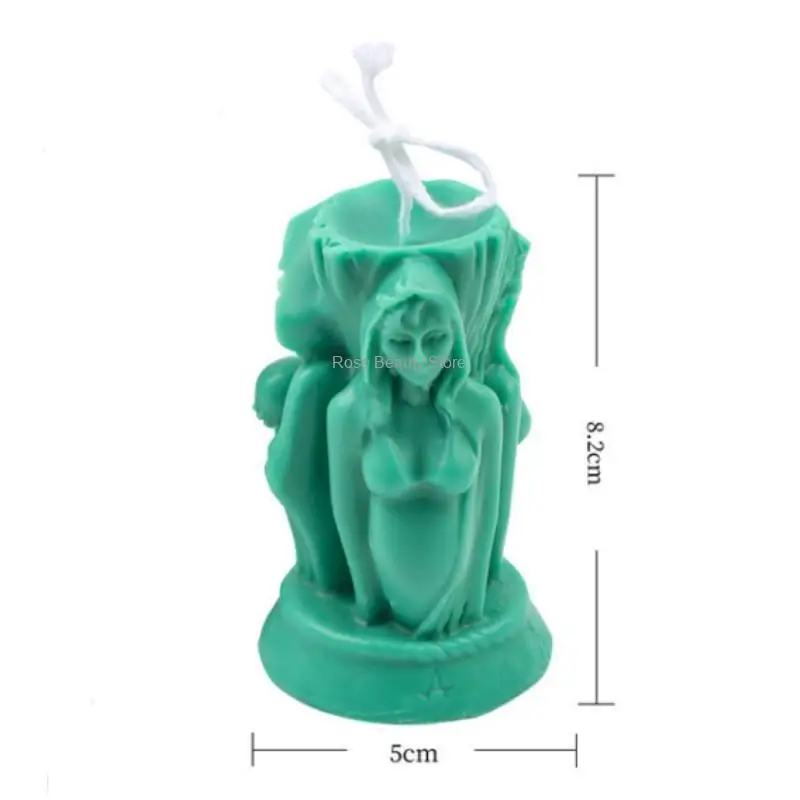 3 Different Gods Silicone Mold Diy Prayer Statue Sculpture Candle Plaster Decoration Mold Party Candle Making Tools