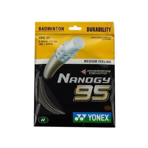 YONEX Badminton Racket String BG95 (0.69mm)  High Quality String High Elasticity Badminton String