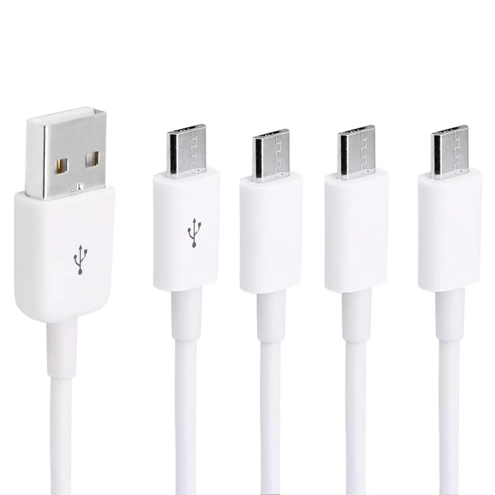 USB 2.0 Type A Male to 4 Micro USB 5 Pin Male Splitter Y Data Sync and Charge Connector Adapter Cable for Android 0.5/1/1.5m