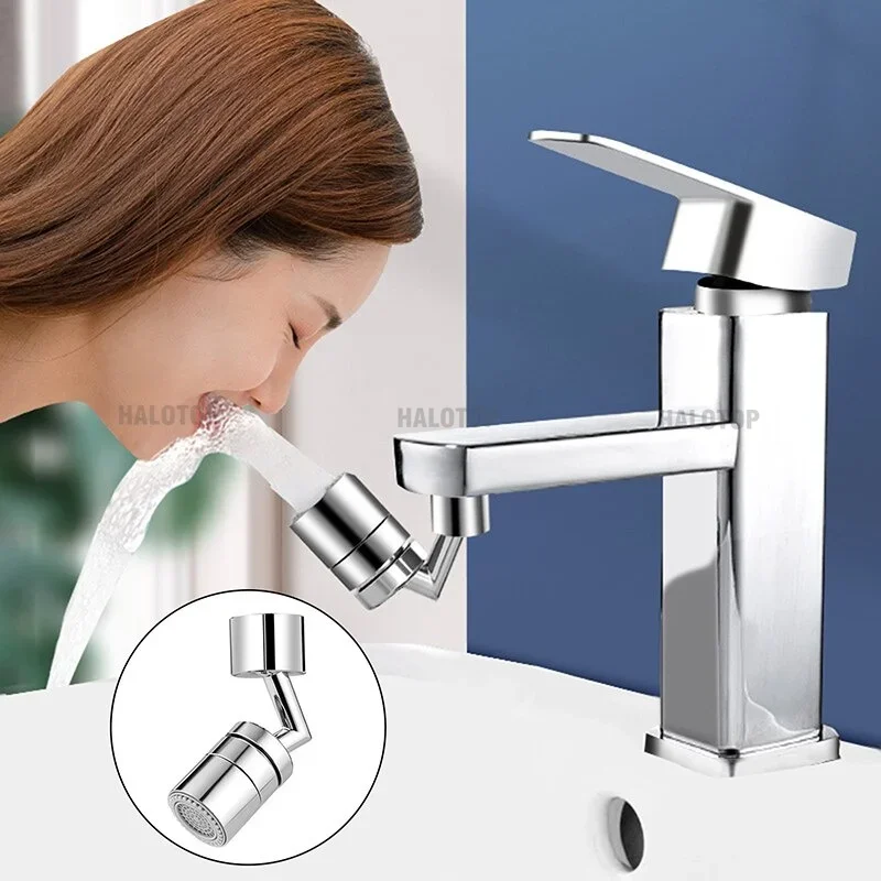 720°Universal Kitchen Faucet Anti-splash Aerator Bathroom Tap Rotatable Faucet Sprayer Saving Water Tap Nozzle Extender Adapter