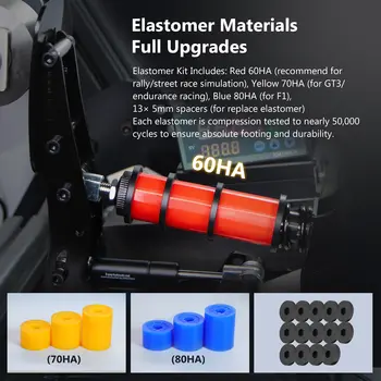 SIMSONN Plus X Sim Racing Simulator Pedál PC Simracing Pedály Podpora VAM VAM RPO Vibrační motor Příslušenství pro jízdní hry 8 nejlepší prodej pedály Sim Racing - №1