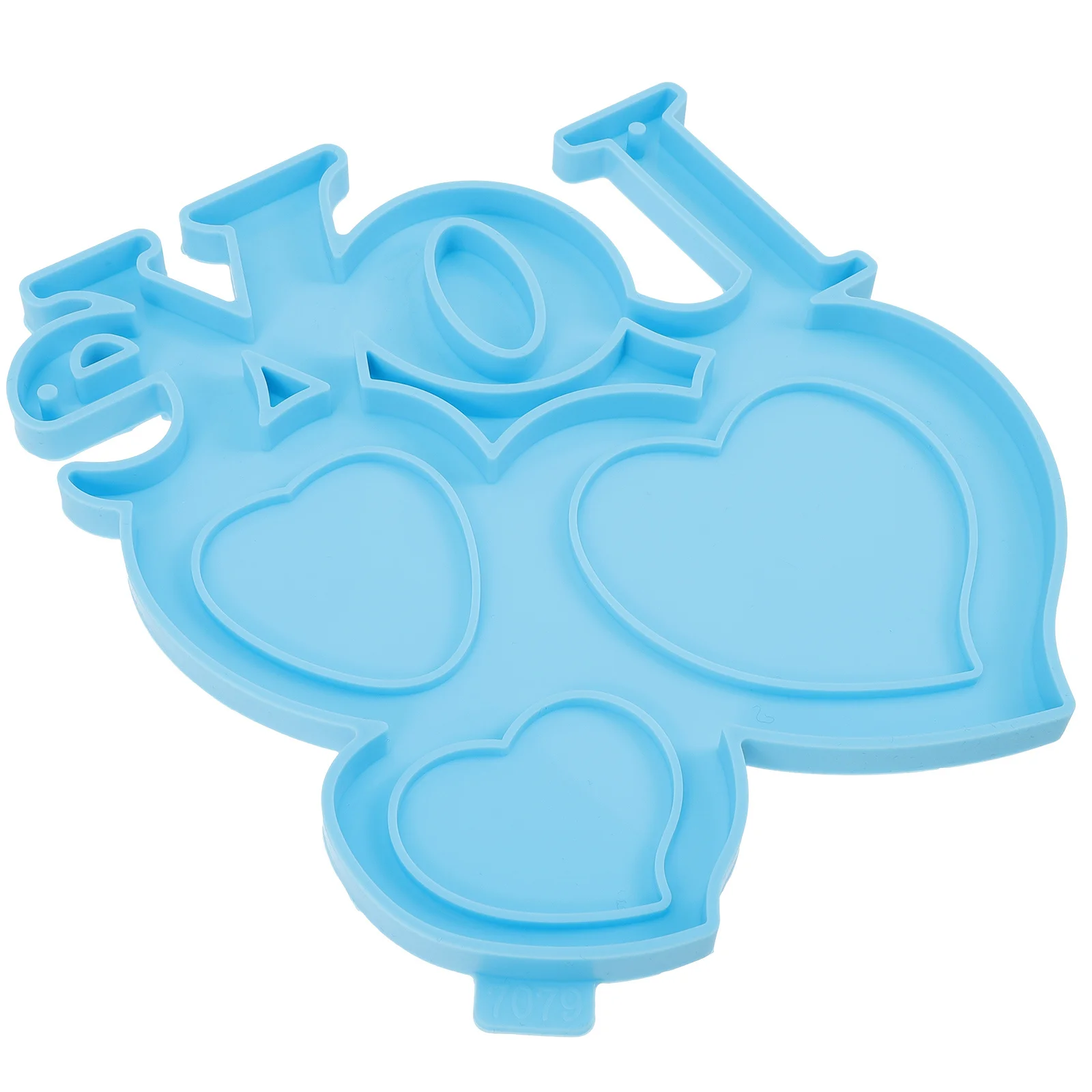 

Heart Shape Valentine's Day Photo Frame Mold Silicone DIY Craft Mold Non-Stick Easy Clean Reusable Home Decoration