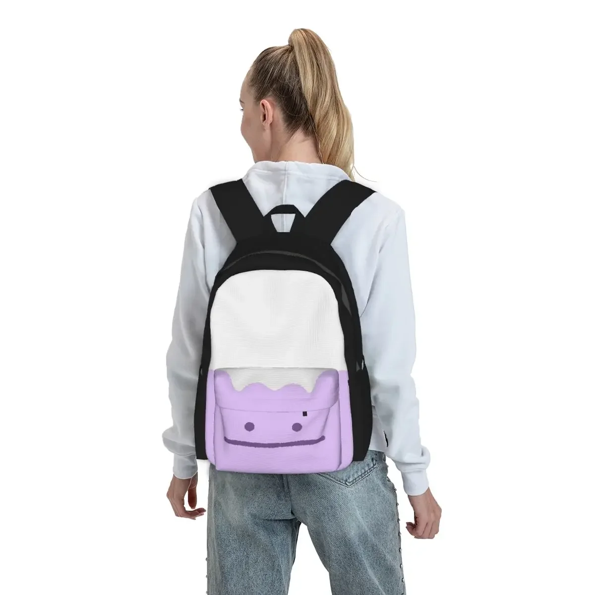

Ditto Face Ditto Fy Anything 22 Backpack Student BookBag Kids School Bag Computer Shoulder Bags for Men Women