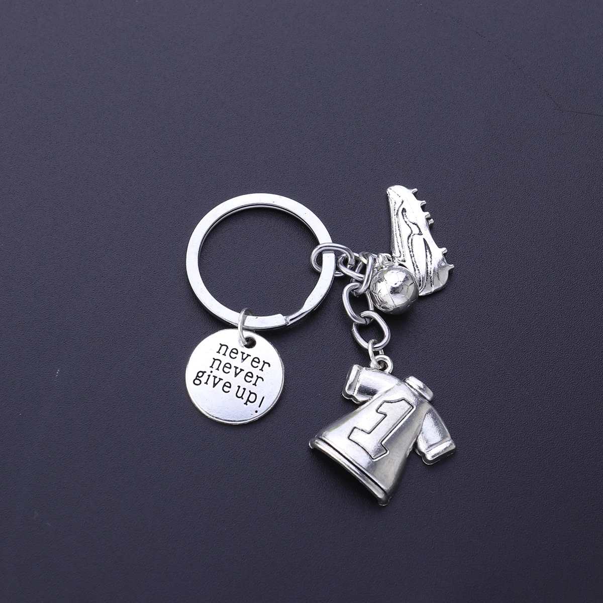 

Football Keychain Soccer Gifts Creative Holder Rings Basketball Ornaments Keychains