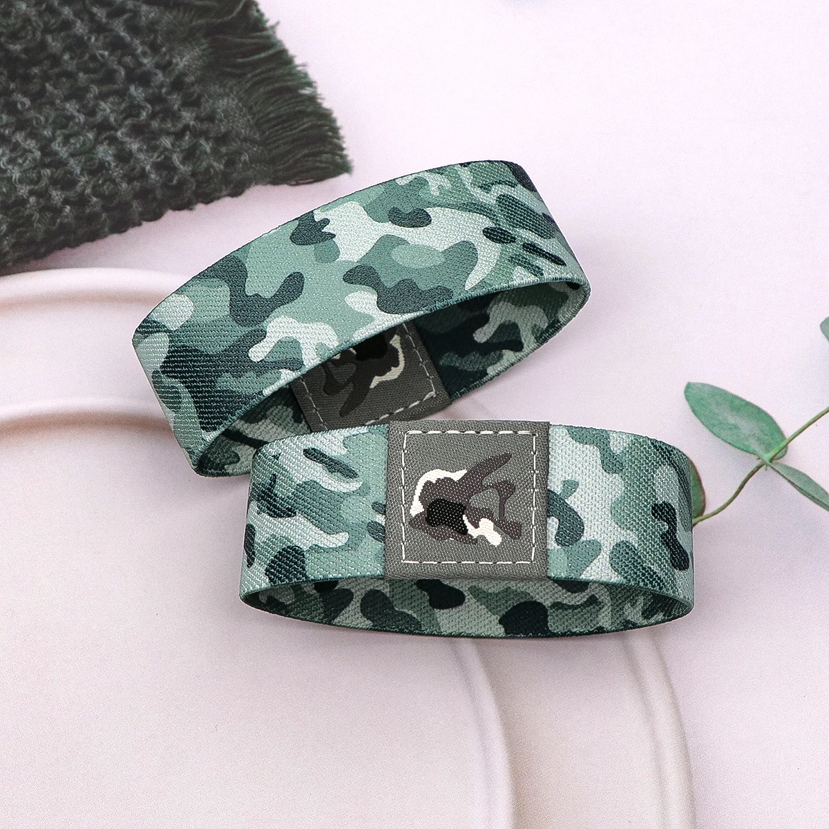 Immagine 6: Bracciale mimetico per donna uomo Polsino sportivo elastico classico Braccialetti di moda Gioielli Accessori artistici Regali