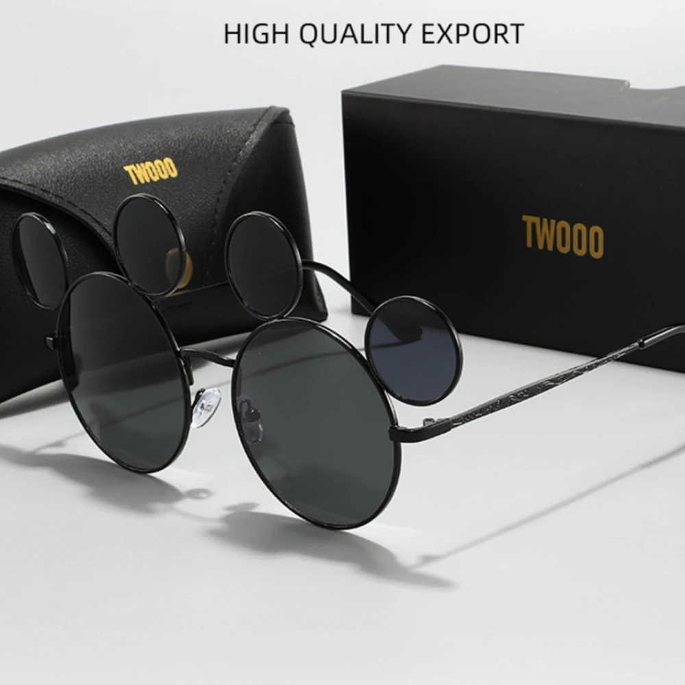 2026 Christmas Party Fashion Cute Sunglasses For Women UV400 Unique Personality Street Prank Outdoor Cartoon Bear Shaped Eyewear
