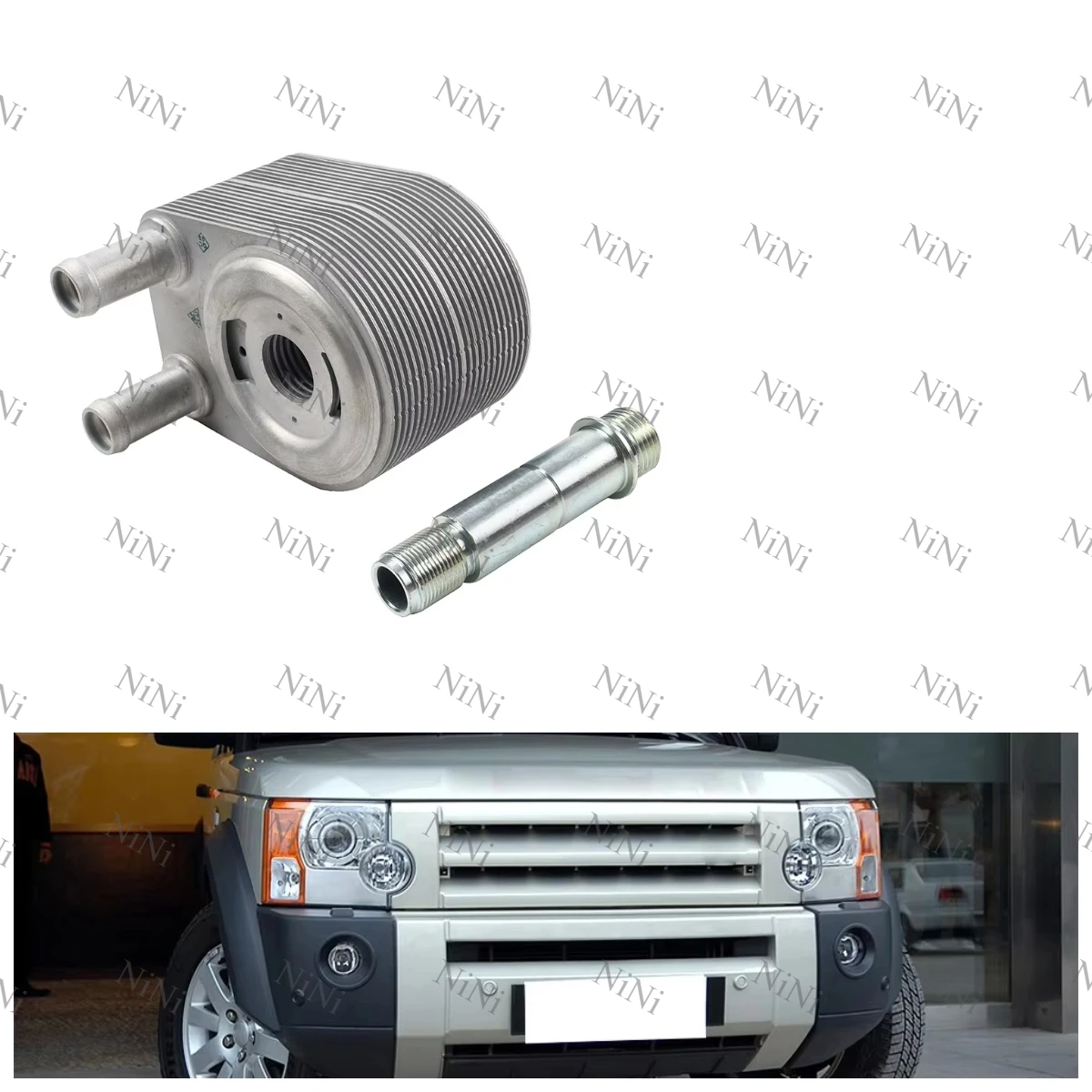Car For Land Rover LR3 Range Rover Sport 4.4L V8 DOHC Engine Oil Cooler Cooling System Assembly 4526544 LR006653 4H236A642BA