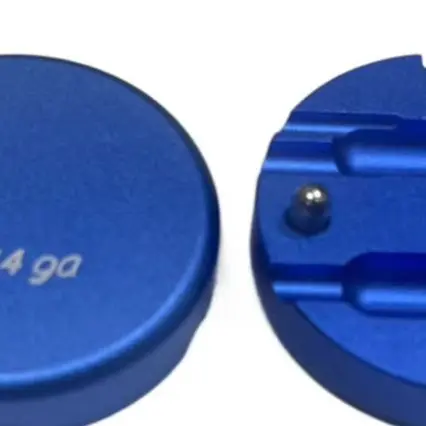 Aluminum Dual Cavity HangerRing for Mold Tool Compatible with 16-14 AWG and 22-18 AWG Wire Gauges in Outdoor Electrical Work