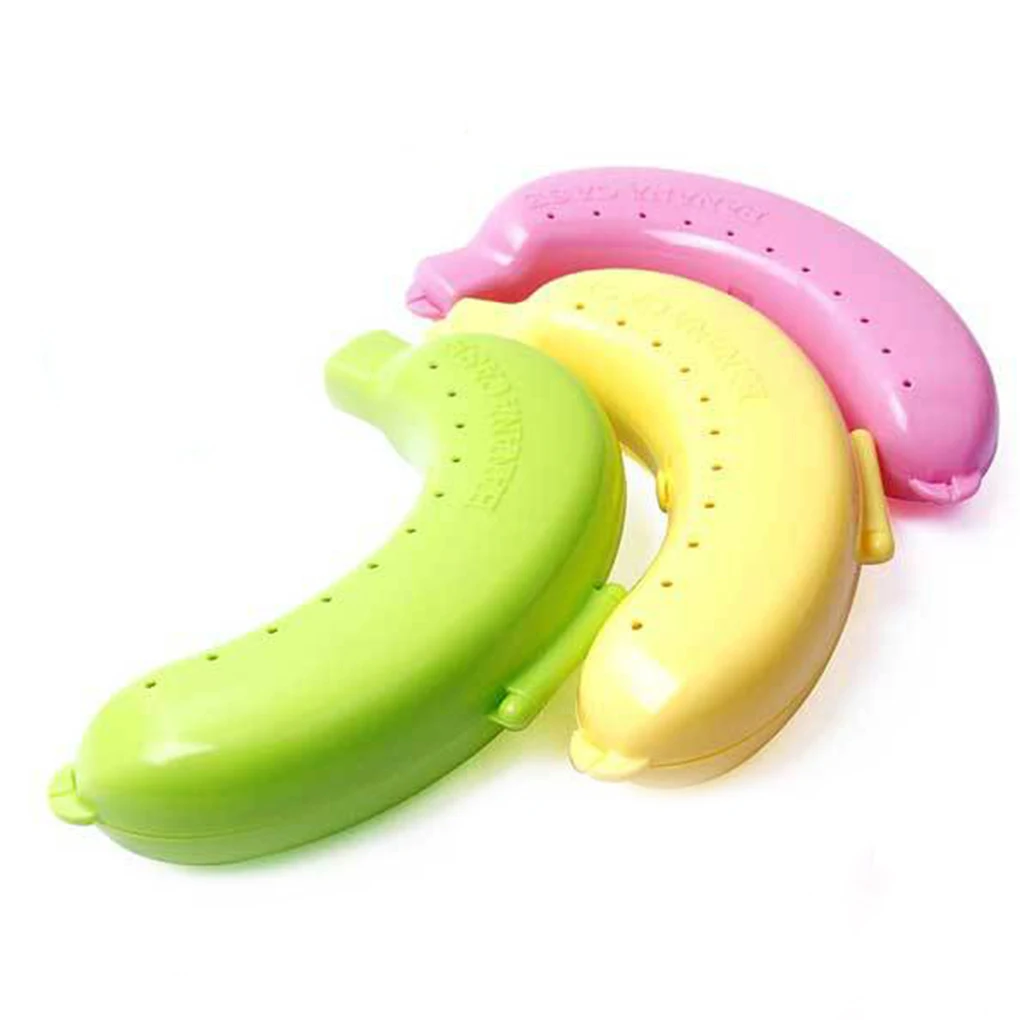 Creative Fruit Portable Good Banana Guard Protector Container Storage Protective Box Case Outdoors Travel Trip Vegetable Tools