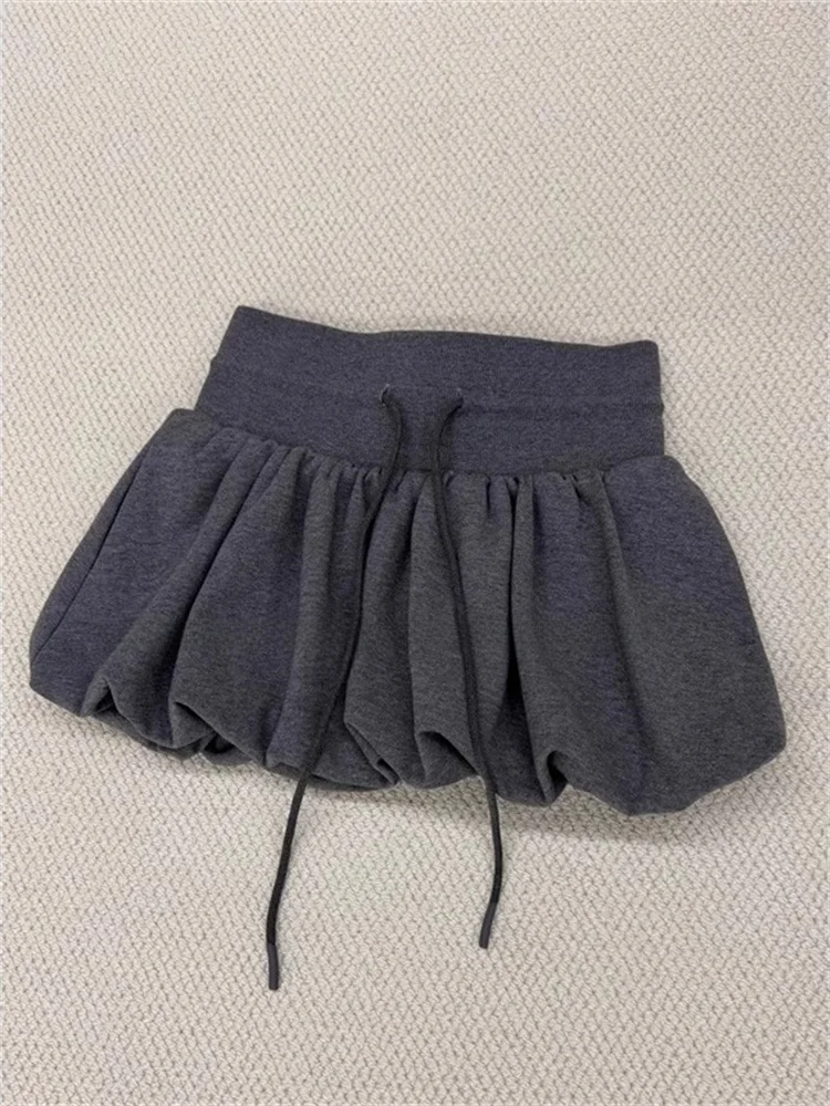 Slimming High Waist Super ort Skirt Women's Sle Spring Autumn Waist Slim Leg Straight Pleated Anti-Light Korean Version
