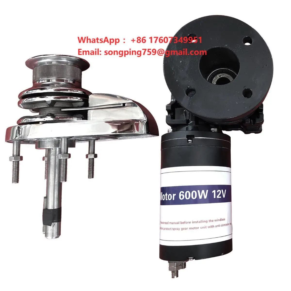 Anshun Electric Sailboat Winch Oem Odm Marine Yacht Hardware Accessories Horizontal Windlass Waterproof 24v Windlass