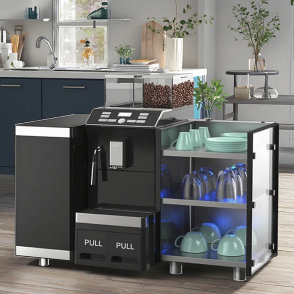 Fully Automatic Commerical Coffee Maker Bean To Cup cappuccino Espresso Coffee Machine For Cafe #6