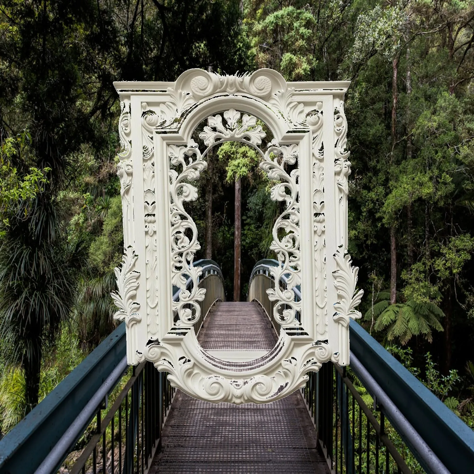 moldura-de-parede-barroca-com-ornamentos-esculpidos-moldura-de-parede-medieval-com-acabamento-preto-antigo