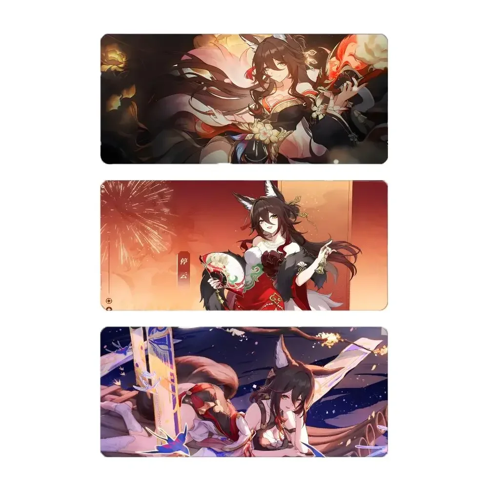 fox performer H-Honkai: Star Rail Tingyun Mouse Pad Mousepad Large Gaming LockEdge Thickened PC Table Desk Mat