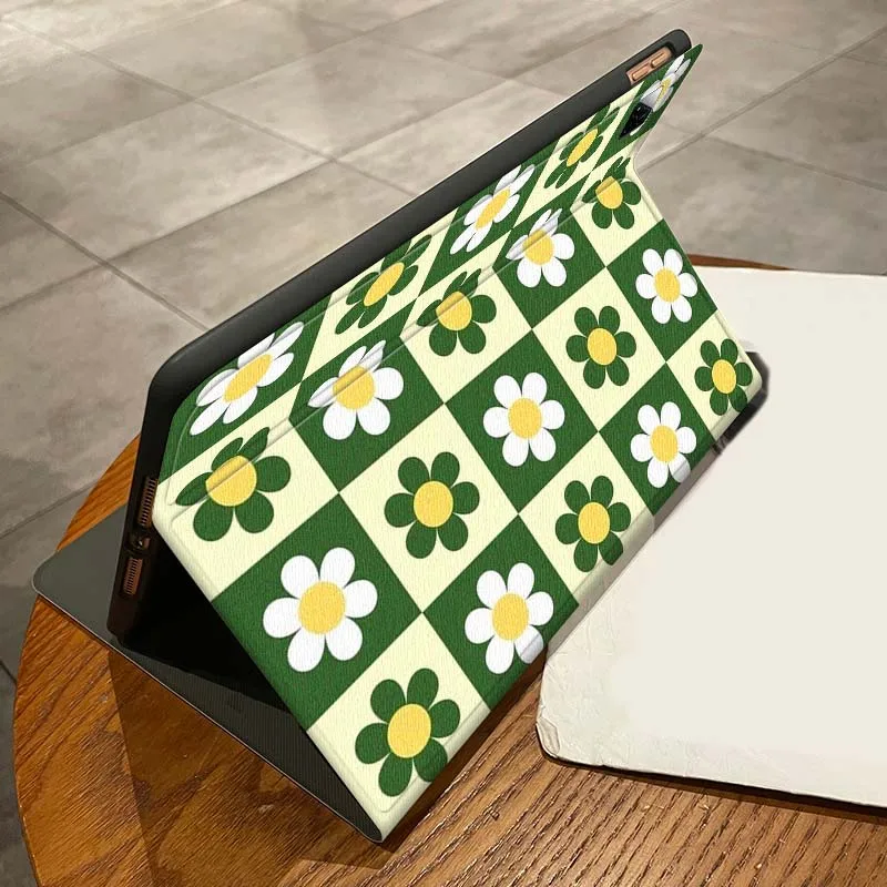 ヴィンテージチェック柄 Xiaomi Mi Redmi Poco Pad 2 4 5 7S 6S 6 7 8 Max Plus Ultra SE Pro K 2025 タブレットケース