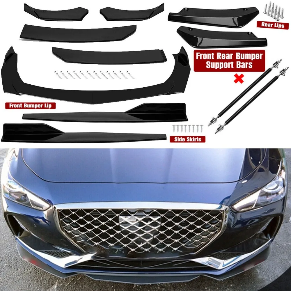 

For Genesis G70 G80 Front Rear Bumper Lip Spoiler Splitter Body Kit Side Skirt United States