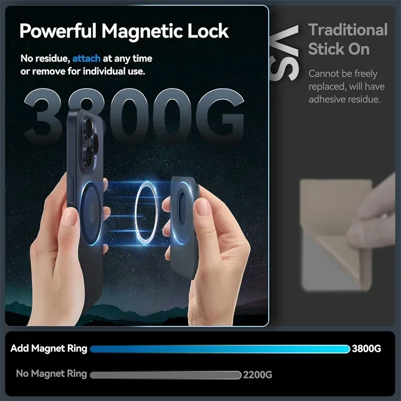 Dompet Kartu Magnetik FineWoven Kompatibel Untuk Magsafe iPhone 17 16 15 14 13 Pro Max Tempat Kartu MacSafe Dengan Casing Magnet