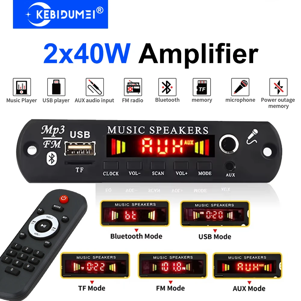 80W Amplifier Bluet… - image