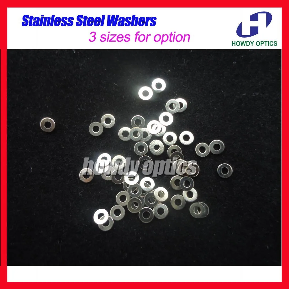 500pcs 3.0 x 1.4mm Metal Glasses Washer Eyeglasses Screw Flat Pad Spectacle Repair Accessories diameter