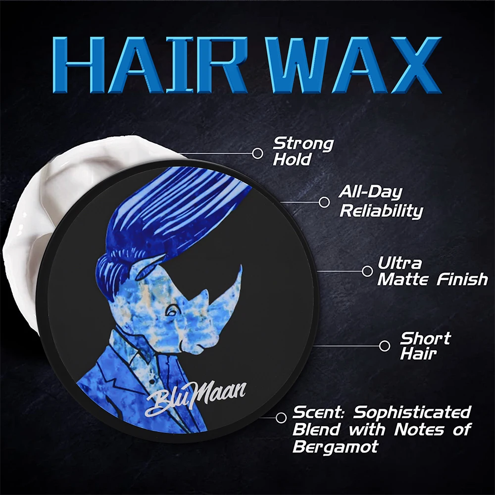 شمع الشعر للرجال، دهن قوي مع زيت الأركان | مرهم استعادة تصفيف الشعر، جل طبيعي لامع يدوم طويلاً للعناية اليومية بالشعر #2