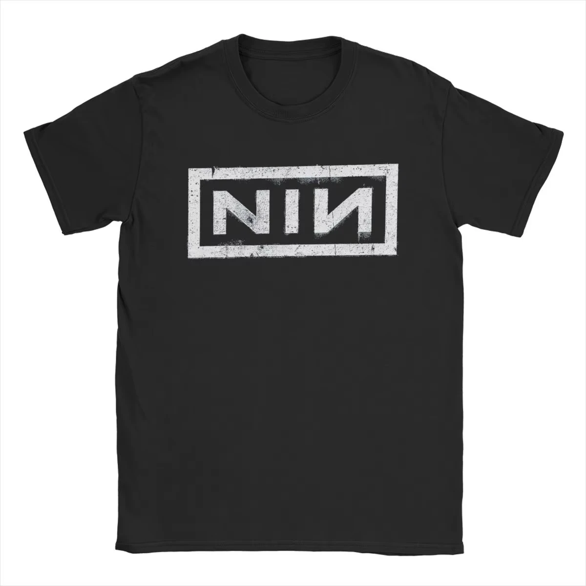 Camisetas con logotipo Retro NIN, ropa informal de estilo Harajuku para el día a día, camisetas divertidas de algodón de manga corta, camisetas vintage de ocio para hombres y mujeres, top corto estético kpop