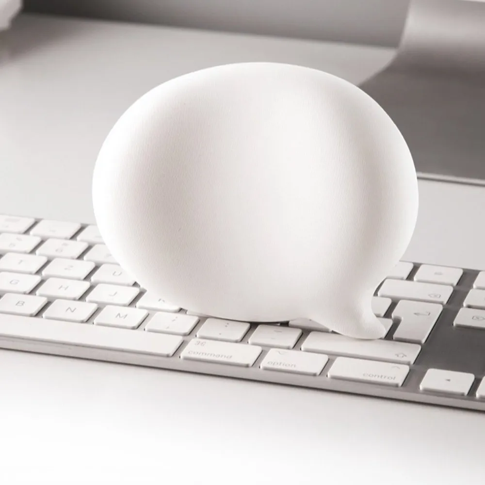 Ergonomics Silicone Mouse Pad Non-Slip 3D Cute Wrist Rest Solid Color Soft Touch Wrist Pad Laptop Use