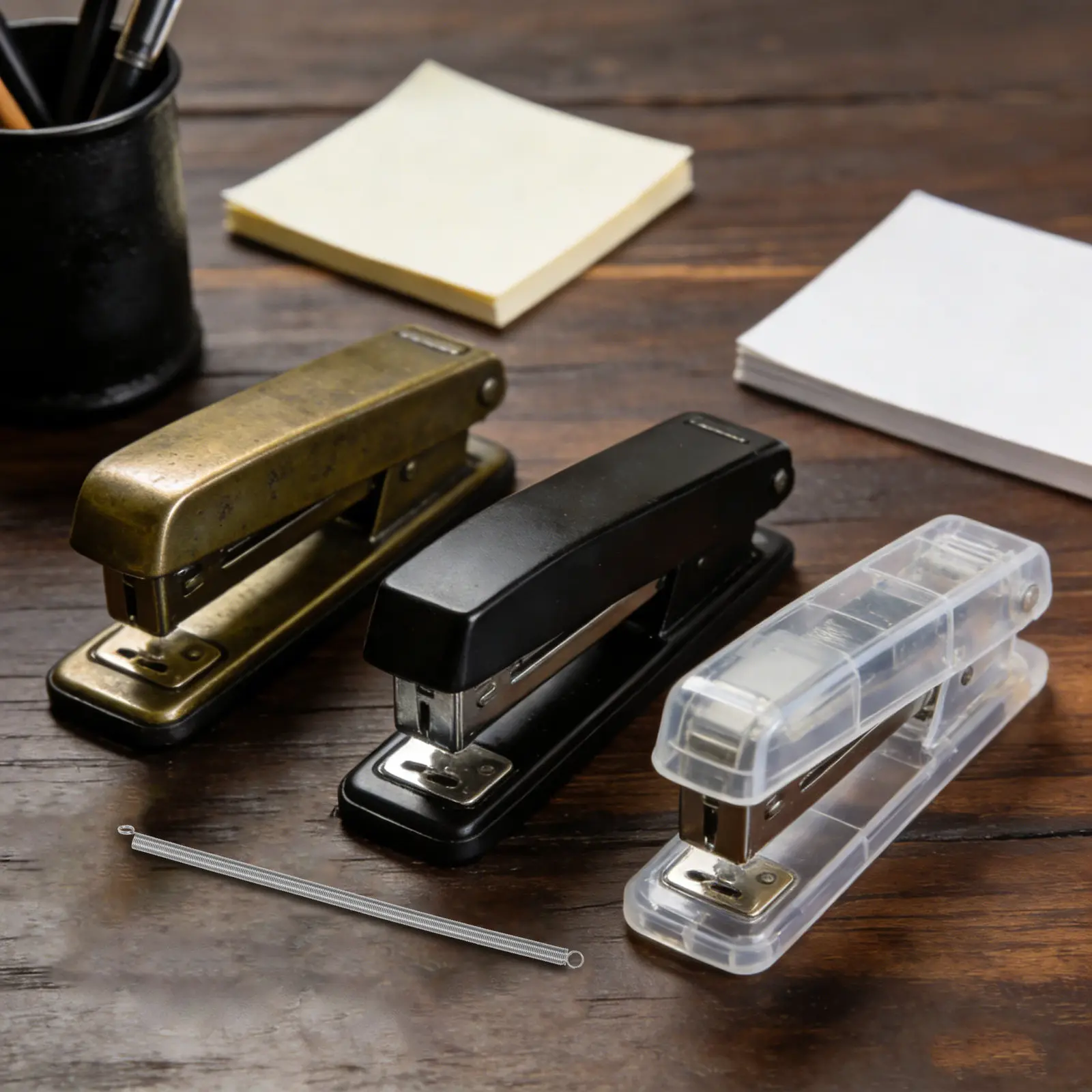 

10 шт. пружин для степлера с двойным крючком, маленькие пружины натяжения для настольного офисного степлера, запасные пружины для ремонта степлера