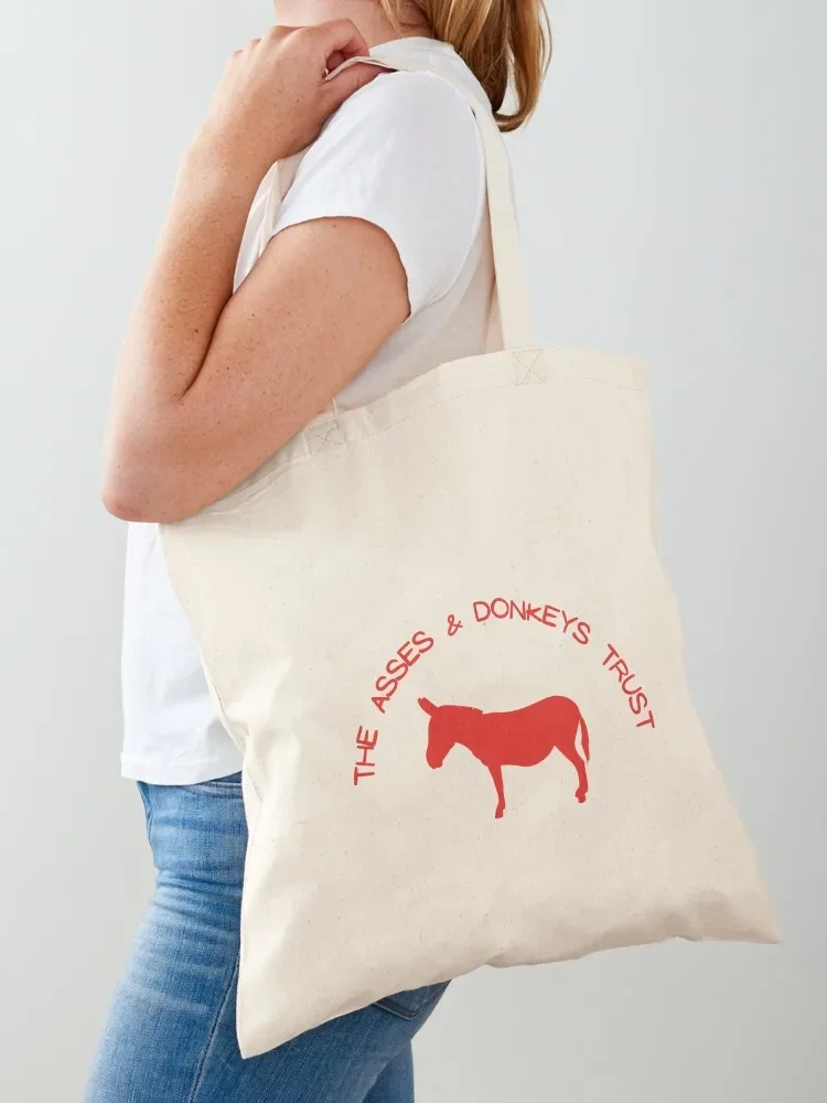 The Asses and Donkeys Trust Badge , Belinda Blinked Tote Bag Women's shopping bag canvas shopping bag custom bags