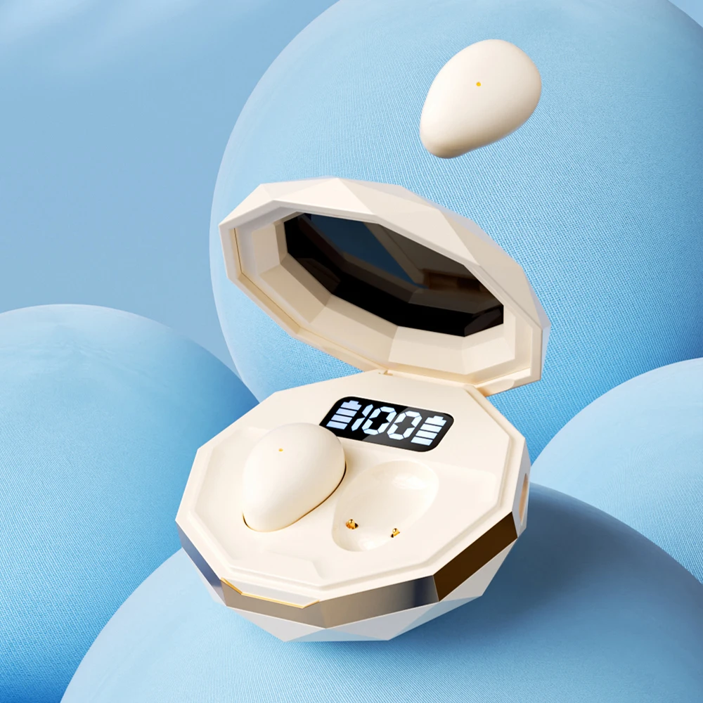 

Mini Wireless Bluetooth Headset In Ear Sleep Earbuds Work Invisible Noise Reduction Headphones HD HIFI Sleeping Earphones