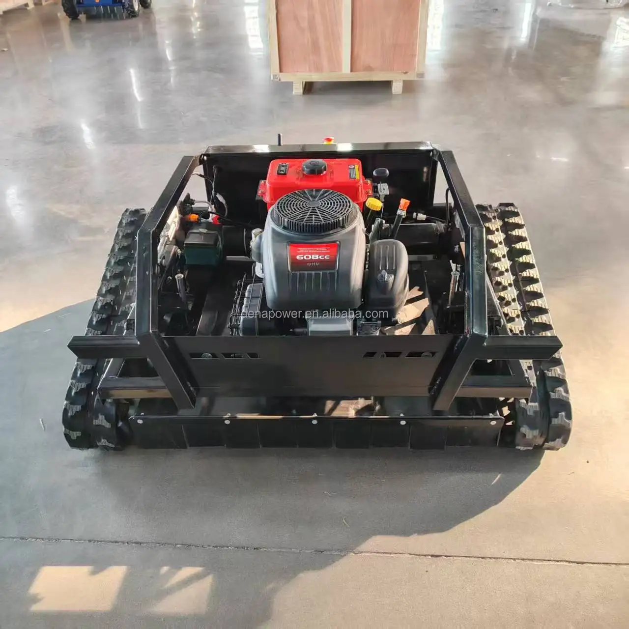 Remote Control Lawn Mower RC Crawler All Terrain Slope Mowing Machine Tracked Radio Controlled Grass Cutter Robotic Mowers