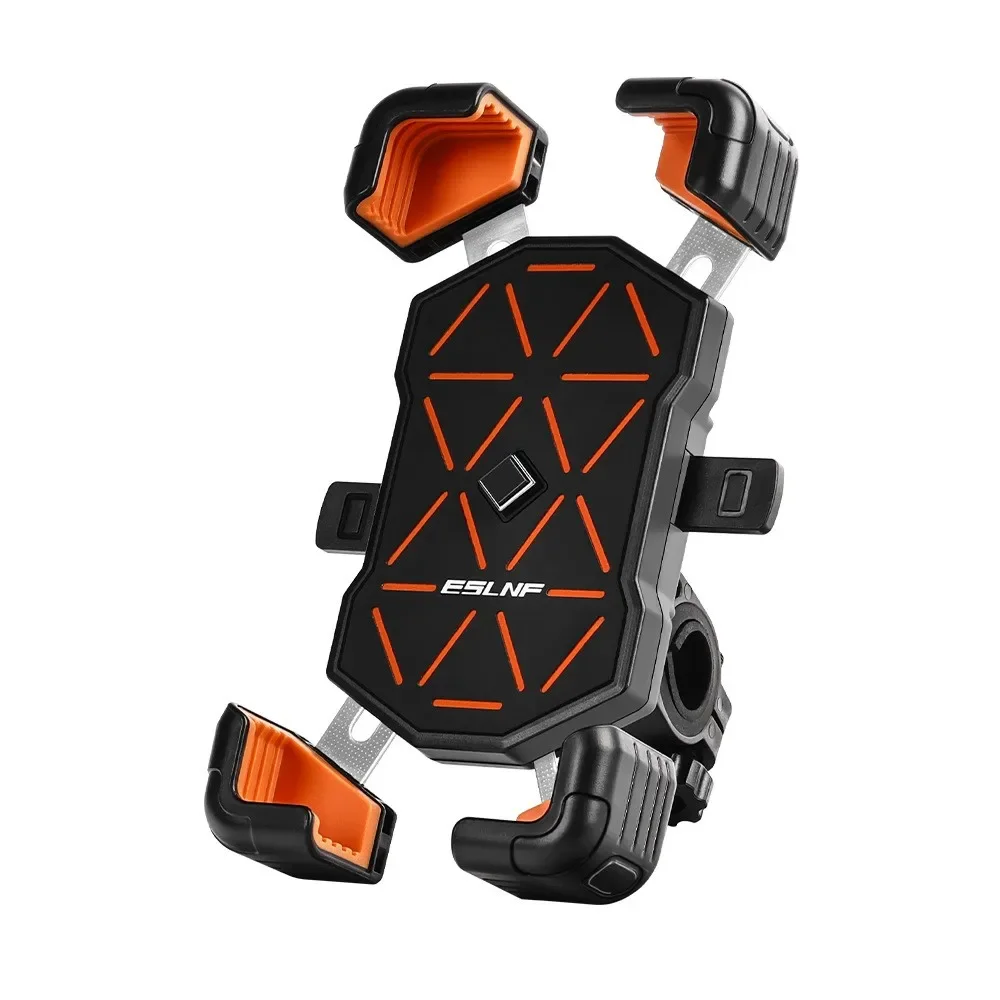 ESLNF Bike Phone Holder Universal 360° View Bicycle Phone Holder 4.5-7.2inch Mobile Phone Stand Shockproof Motorcycle Bracket