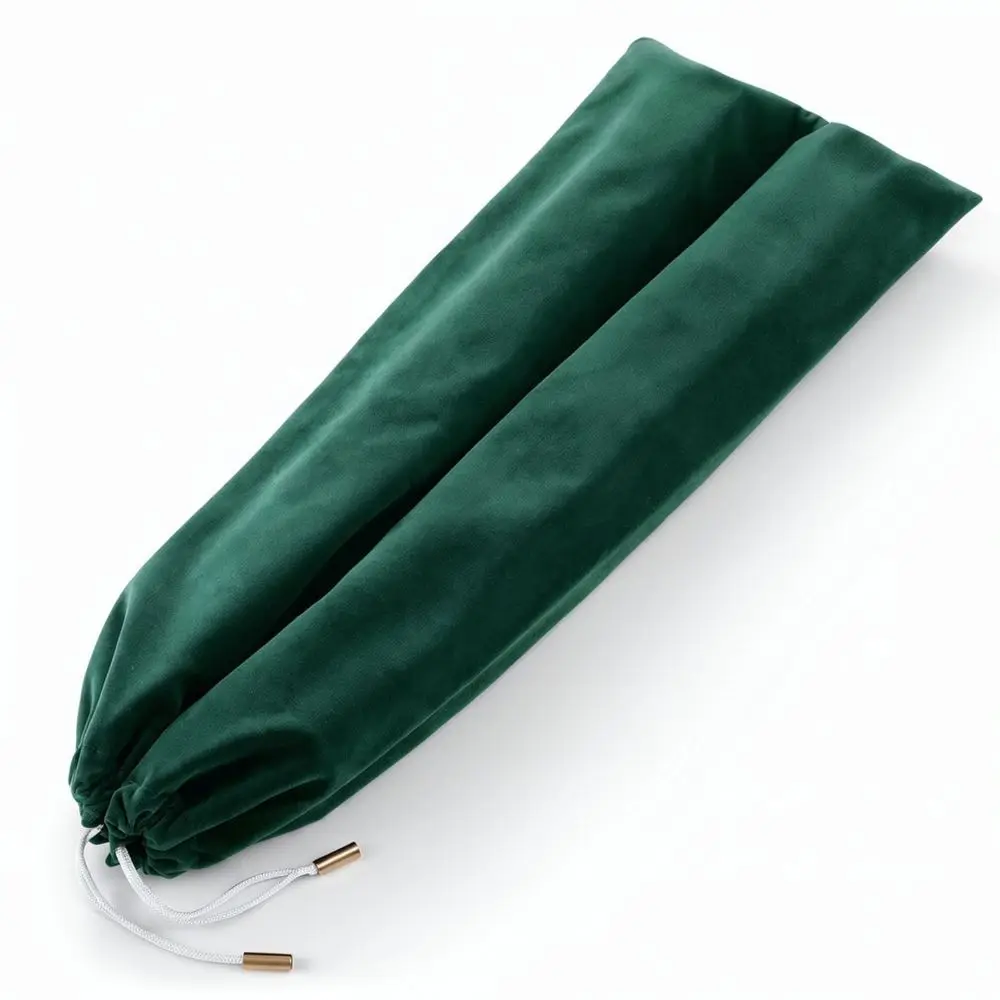 Thick Velvet Mahjong Ruler Storage Bag Soft Protective Organizer Drawstring Pouch For Game Board Tools Portable Sleeve