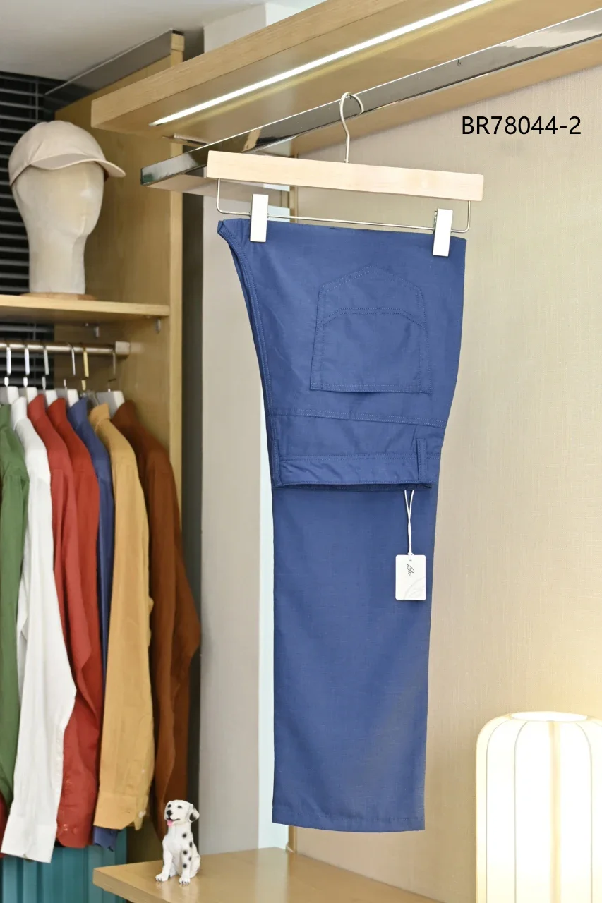 BILLIONAIRE BLSK CPRTI Pants Thin Cotton Men 2025 Spring Summer new straight breathable comfortable outdoors Big size 32-40 Pant