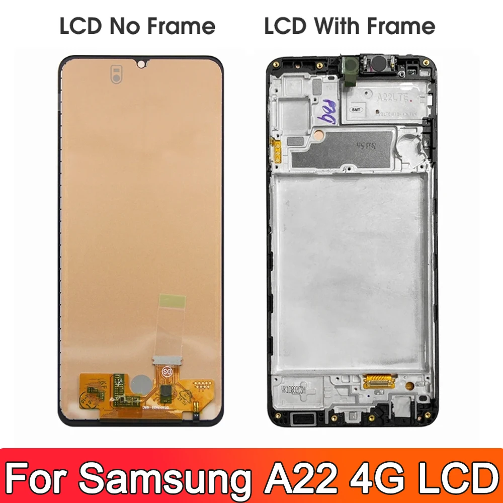 6.4 \'\'A22 4G per Samsung testato A225 A225F/DS A225M A225M/DS Display LCD Touch Screen Digitizer Assembly sostituzione